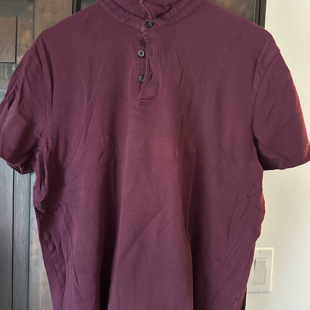 Apt. 9 Purple Casual Button Down Shirt
